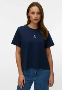 Футболка с принтом vmsara mette box noos Vero Moda, Navy Blazer