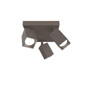 Потолочный светильник Lumicom, 25x25x18 см, серо-коричневый