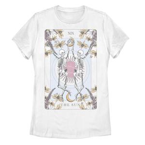 Футболка с рисунком для танцев скелета для юниоров, белый