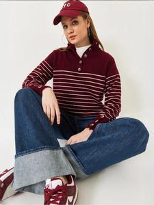 Bianco Lucci Свитер в вишнево-красном цвете