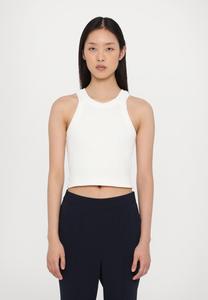 Топ CROPPED RACER CLOSED, белый