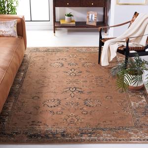 Ковер SAFAVIEH, 122 x 173 см, Vintage Collection, Light Taupe, дизайн Oriental Distressed Viscose, идеально для помещений с высокой проходимостью: прихожая, гостиная, спальня (VTG117-2660)