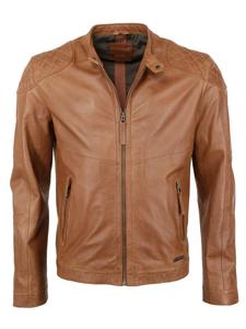 Кожаная куртка Mustang Max, коричневый