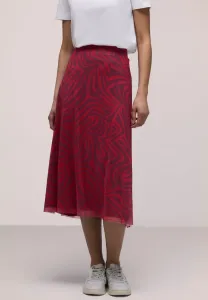 Gemusterter юбка а-силуэта Street One, Rot