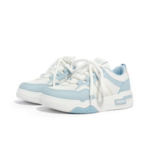 Женские скейтерские кеды Low Top Humanism 1986, розово-белые