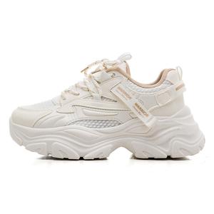 Низкие, износостойкие, массивные кроссовки для женщин WARRIOR, Beige Khaki