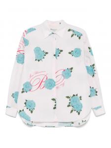 Рубашка с цветочным принтом Miss Blumarine, розовый