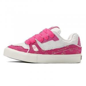 Холщовые кеды унисекс с низким верхом Miniso, цвет Rose Red