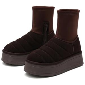 DAPHNE LAB Женские противоскользящие короткие зимние сапоги Coffee, цвет Coffee