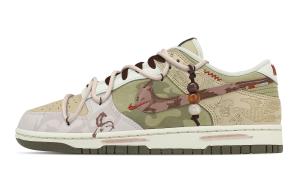 Nike Dunk Horse Carrying Great Aspirations Low top Skateboard Shoes мужские, бежевый умбер