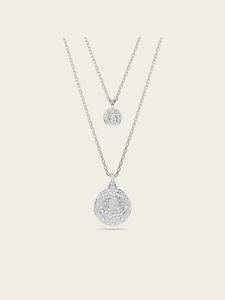 Официальный кулон Swarovski Sublima, белый.