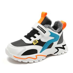 Кроссовки детские противоскользящие детские TONYBEAR, черный/оранжевый