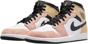 AIR Jordan 1 MID SE Mens Adult DX4332-800 Nike, Magic Ember/Sundial-White-Black