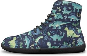 Унисекс высокие походные ботинки босиком для женщин и мужчин HELLHERO, Dinosaur