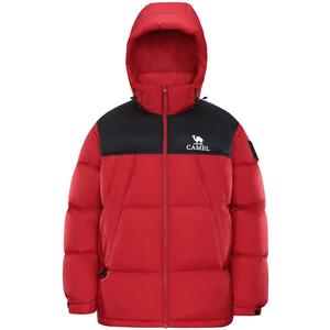 CAMEL Многоцветная ветрозащитная худи свободного силуэта утепленная пуховая куртка 655 Puffed Fabric Unisex