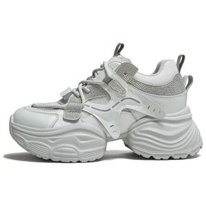 Дышащие низкие кроссовки на массивной подошве для женщин TATA, Beige