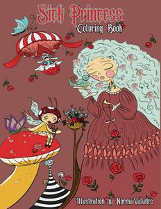 Sick princess coloring book: Art therapy relaxation and stress relief, gorgeous coloring book (Independently published)