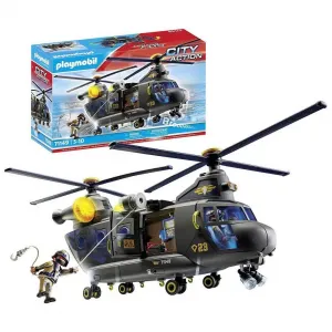 Детский конструктор Playmobil Special Forces Banana Helicopter, мультиколор