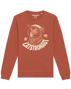 Свитер Watapparel Sweatshirt Catstronaut, цвет chestnut brown