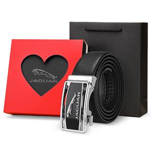JAGUAR Кожаный ремень мужской, Black-Valentine's Day Box Limited Edition