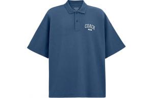 Рубашка поло мужская темно-синяя Coach, темно-синий