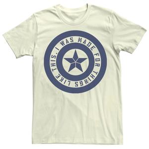 Мужская футболка с рисунком Капитана Америки «Мстители: Финал» Marvel