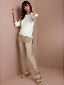 Creation L Длинный свитер цвета экрю-бежевый