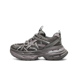 Низкие массивные кроссовки женские BELLE, серый фиолетовый