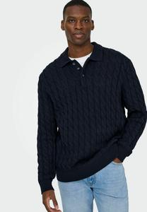 Поло Only & Sons KICKER, Dark Navy/Dark Blue