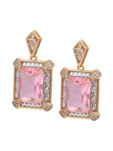 Faina Женские висячие серьги из розового золота