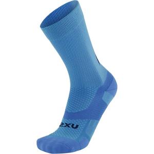 Носки 2XU Vectr Light Cushion Crew 2XU, Azure Blue/Surf