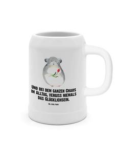 Пивная кружка Цветок шиншиллы с надписью на белом фоне Mr. & Mrs. Panda