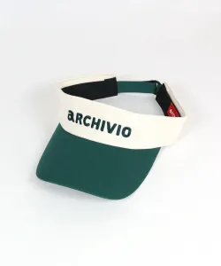 Солнцезащитный козырек с вышитым логотипом Archivio, цвет Green(150)