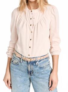 Топ Luann в цвете крем-брюле Nation LTD, кремовый