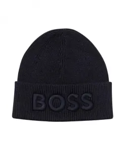 Вязаная шапка для стиля Hugo, синий