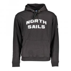 Черный хлопковый свитер North Sails
