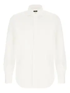 Рубашка с длинными рукавами и манжетами на пуговицах Barba, нейтральный