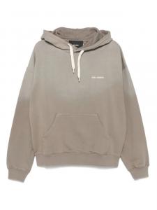 Толстовка с капюшоном из хлопка Axel Arigato, серый