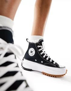 Черные кроссовки Converse Run Star Hike Hi - ЧЕРНЫЙ
