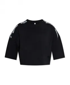 Футболка с логотипом Moschino, черный