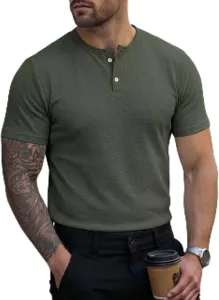 Футболка Cambkatl с коротким рукавом и пуговицами