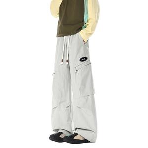 Брюки карго Unisex Open Ended Smiling Collection Moderate WARRIOR, светло-серый (diy badge)