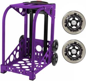 ZUCA Purple Sport Frame with Non-Flashing Wheels and Built-in Seat (Use with Any Sport Insert Bag)