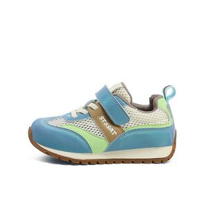 Детские противоскользящие износостойкие дышащие легкие повседневные кроссовки Kids' ST&SAT, синий/мокко/коричневый