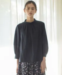 Рубашка из лиоцелла с высоким воротником Suite, цвет Navy [075]