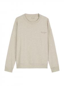 Marc O'Polo Пижамная рубашка с высоким воротником, модель M, меланжевого цвета "шато"