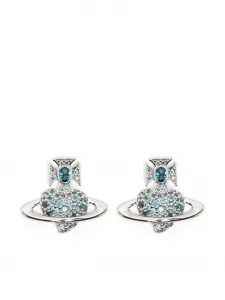 Серьги-гвоздики с мотивом орба Vivienne Westwood, серебристый