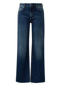 Джинсы с широкими штанинами QS Catie, темно-синий