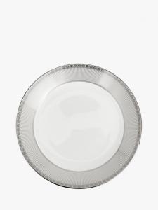 Серебряная тонкинская глубокая тарелка из костяного фарфора Wedgwood, 22cm