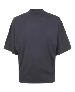 Хлопковая футболка с круглым вырезом Jil Sander, черный